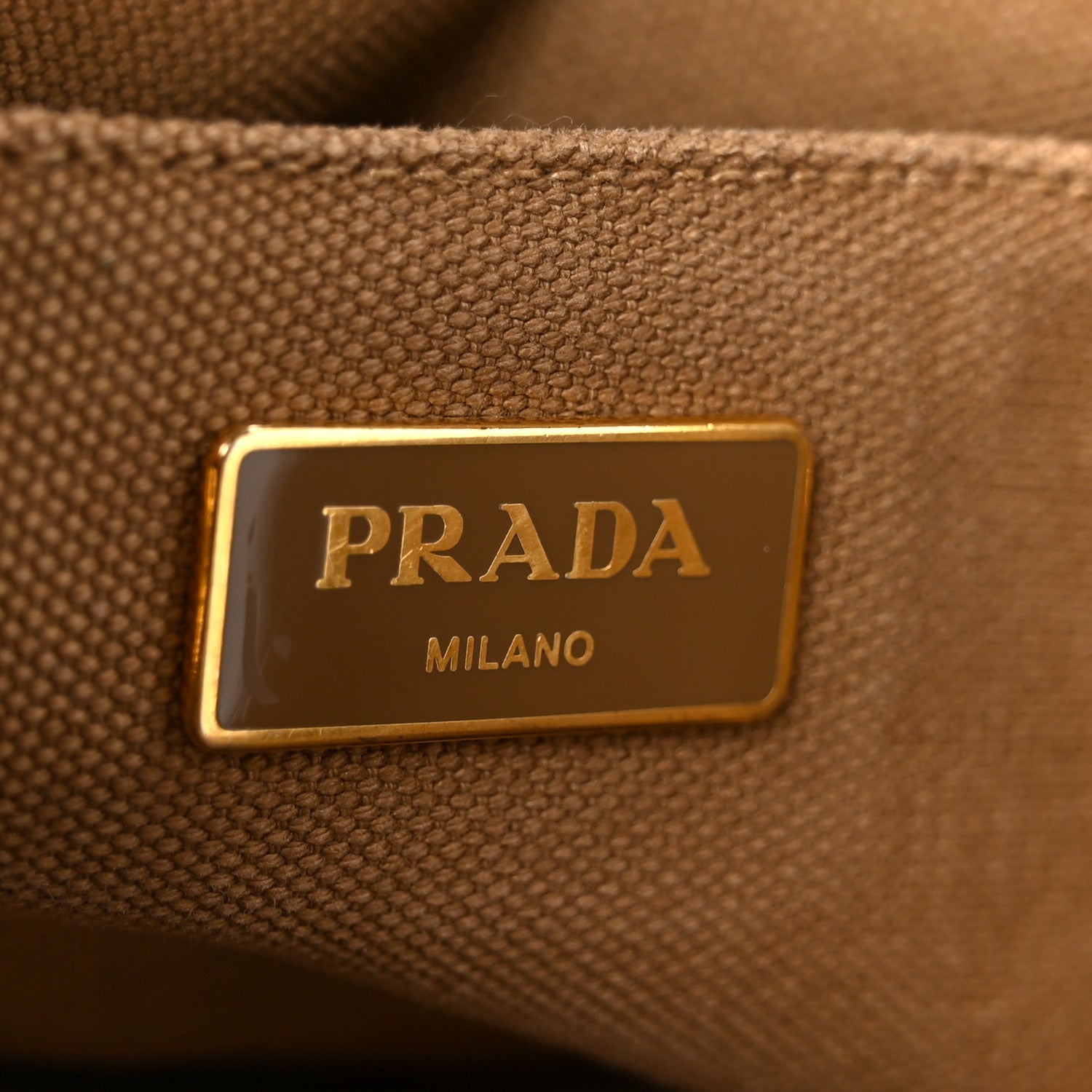 Prada Canapa Crystal Studded Tote Tobacco 6 of 13