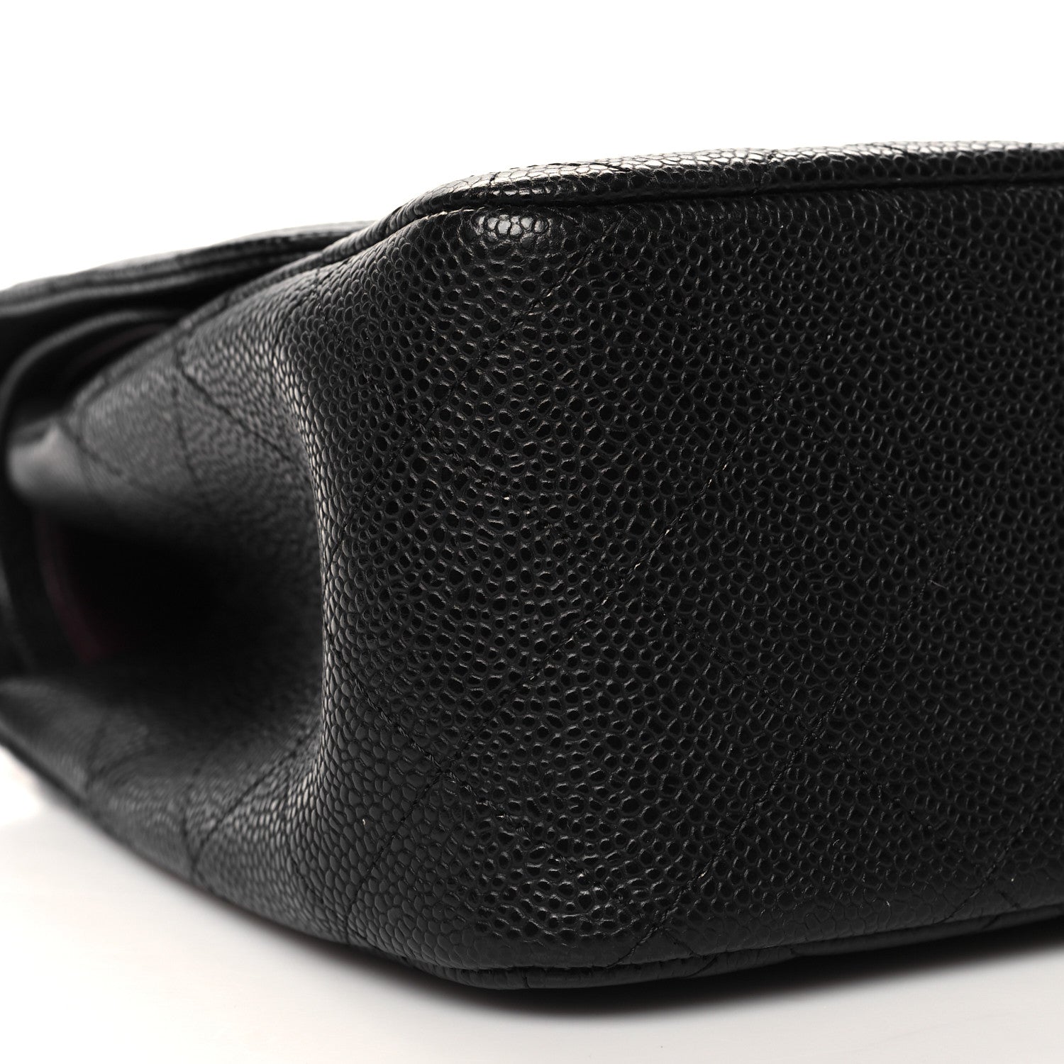 Chanel Caviar Quilted Jumbo Double Flap Black 9 of 10