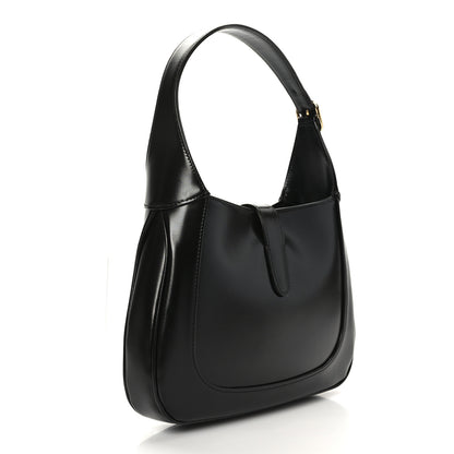 Gucci Boarded Dyana Lux Calfskin Small Jackie 1961 Hobo Black 3 of 12