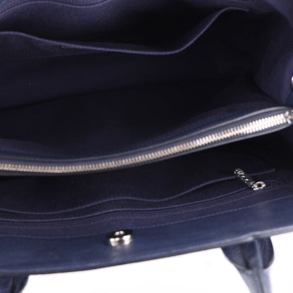Chanel Grained Calfskin Large Neo Executive Shopper Tote Dark Blue 5 of 10