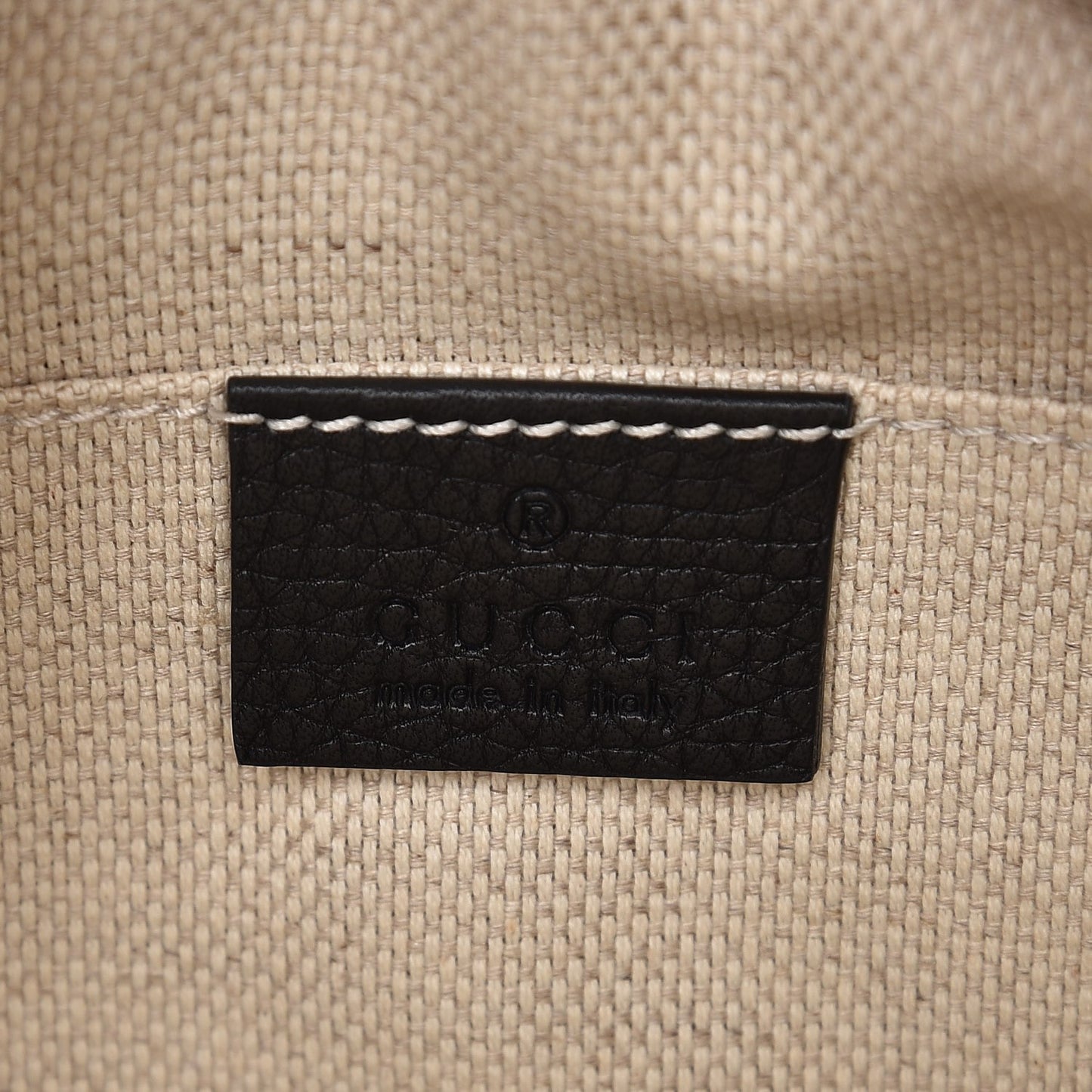 Pebbled Calfskin Small Soho Disco Bag Black