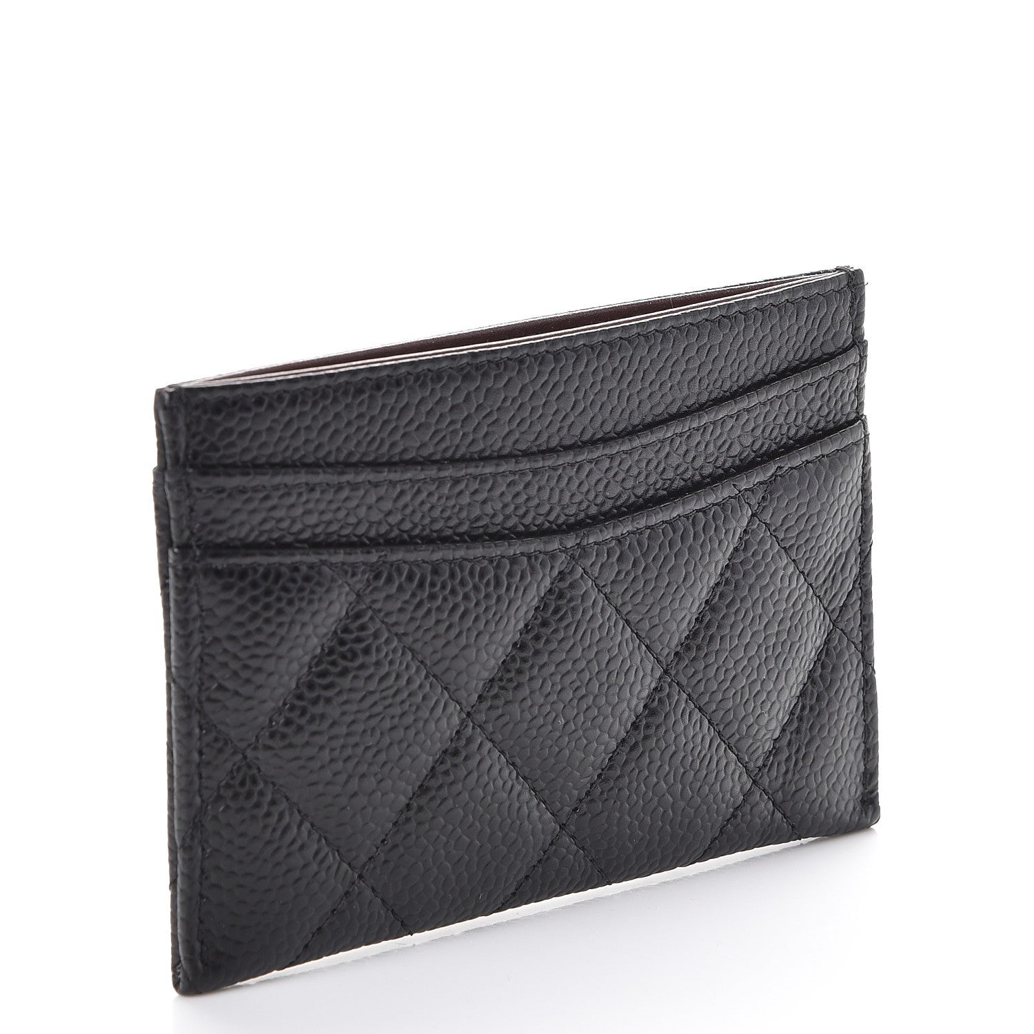 Chanel Caviar Quilted Card Holder Black 3 of 9