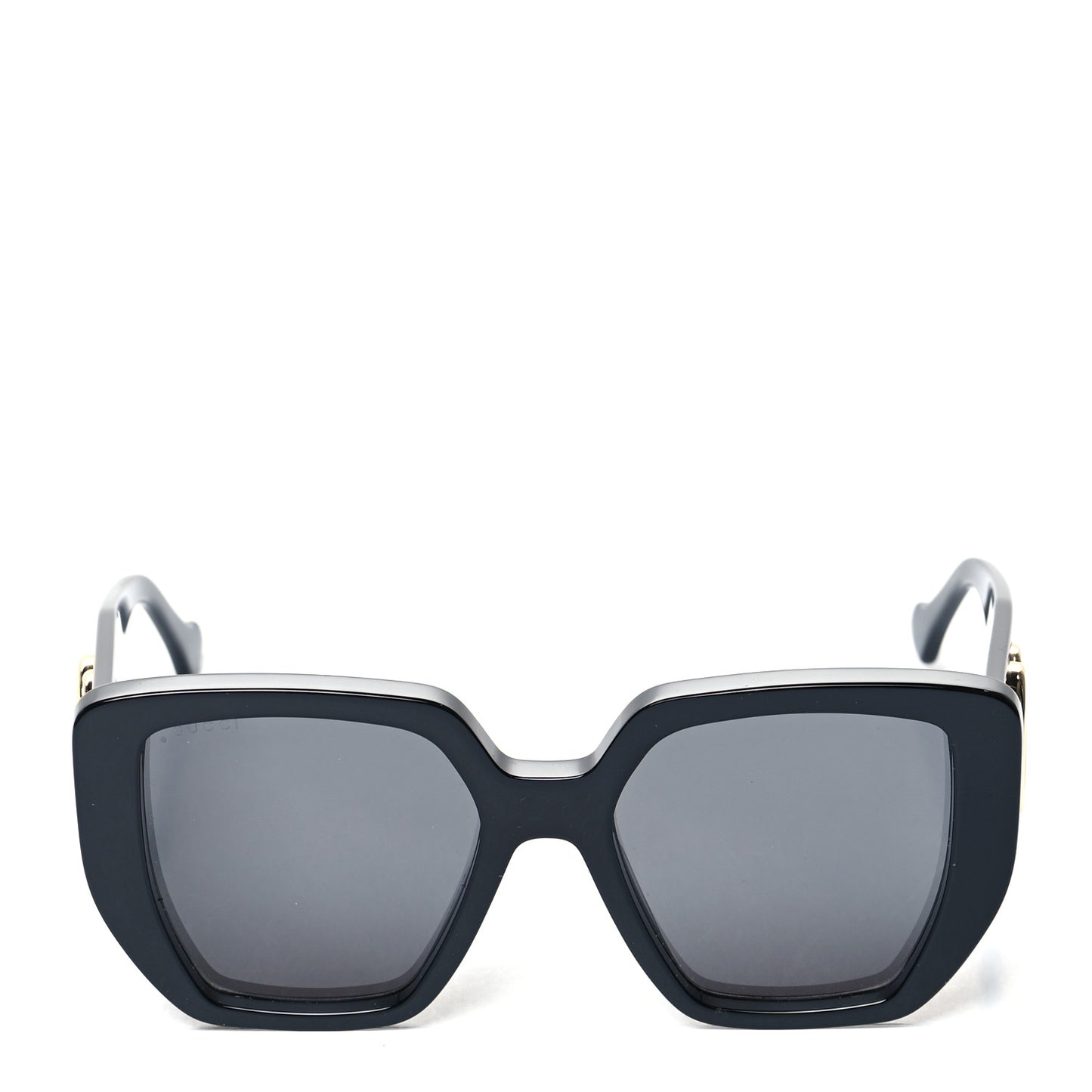 Acetate Square Frame Sunglasses GG0956S Black
