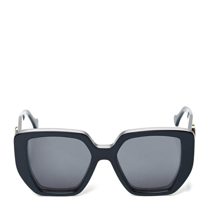 Gucci Acetate Square Frame Sunglasses GG0956S Black 2 of 8
