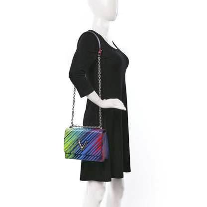 Louis Vuitton Epi Tropical Twist Shoulder Bag MM Vert Rouge 2 of 9