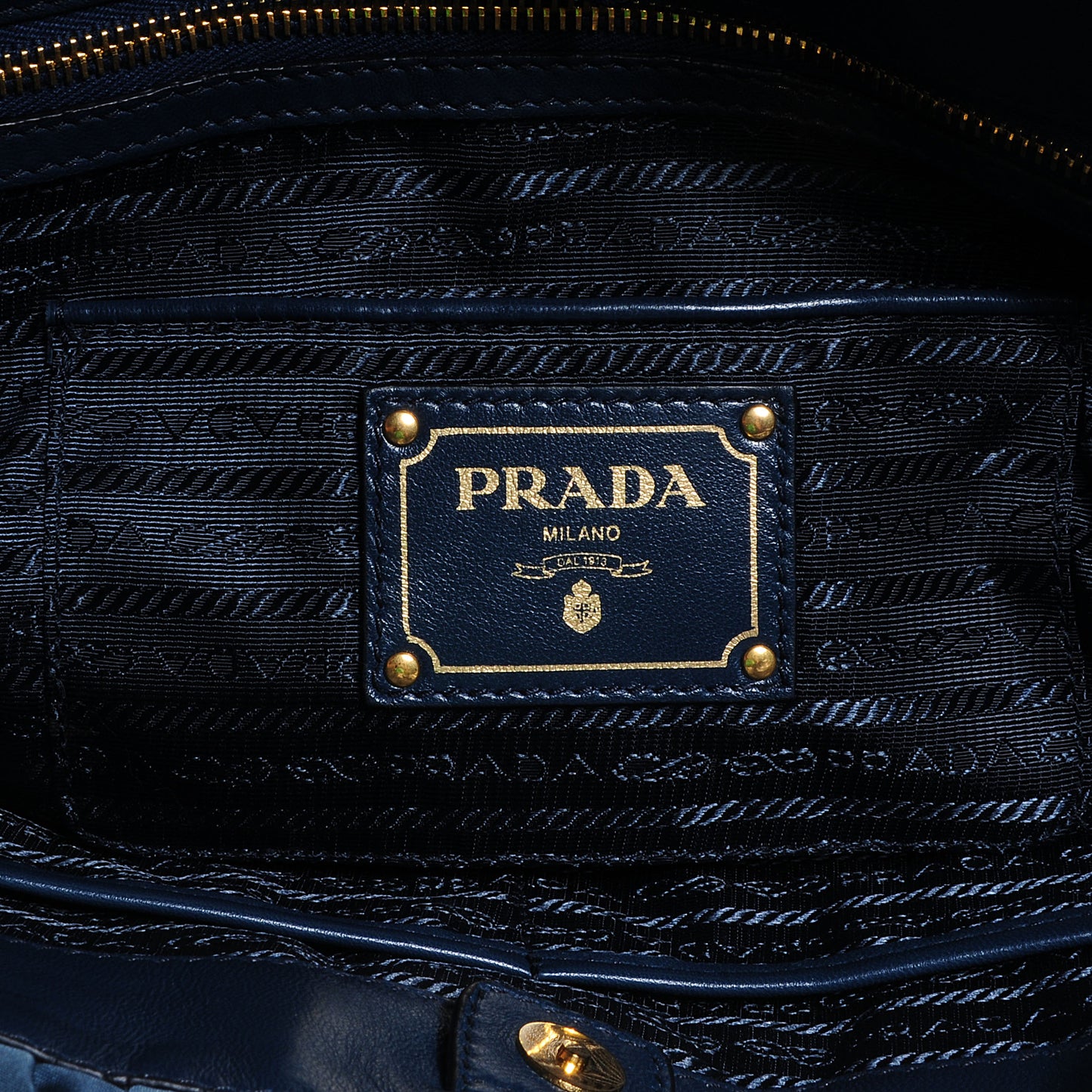 Tessuto Nylon Gaufre Tote Denim