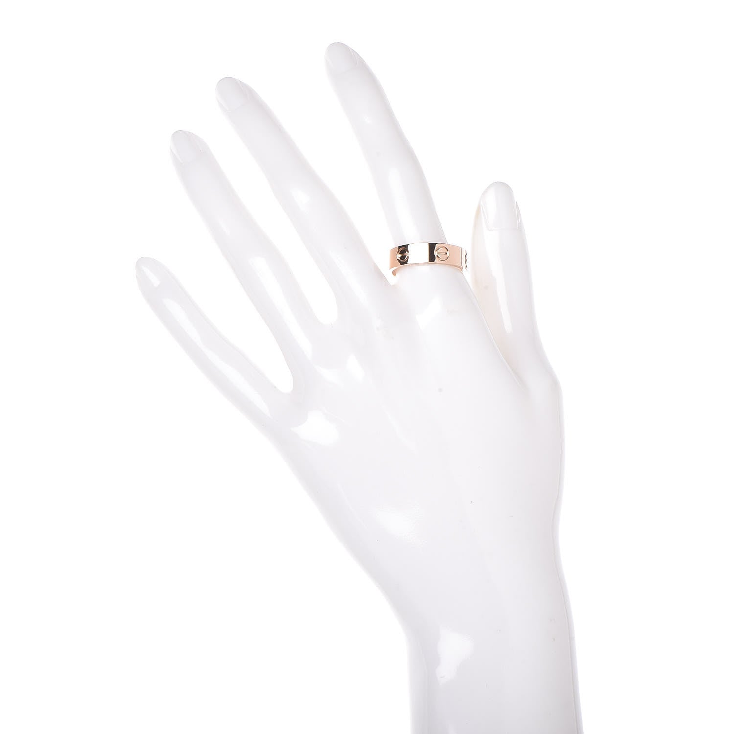 Cartier 18K Pink Gold 5.5mm LOVE Ring 58 8.25 2 of 5