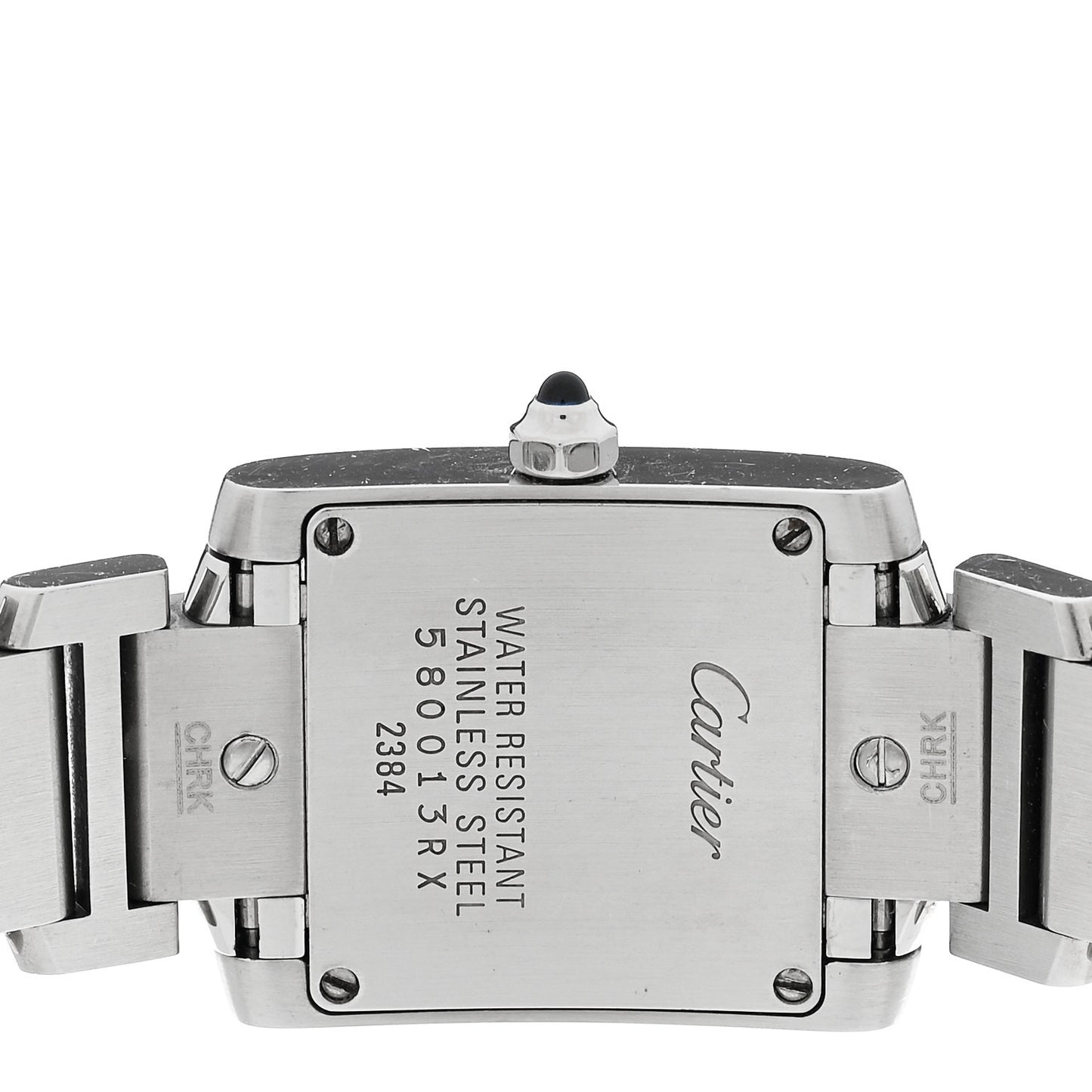 Stainless Steel 20mm Tank Francaise Quartz Watch