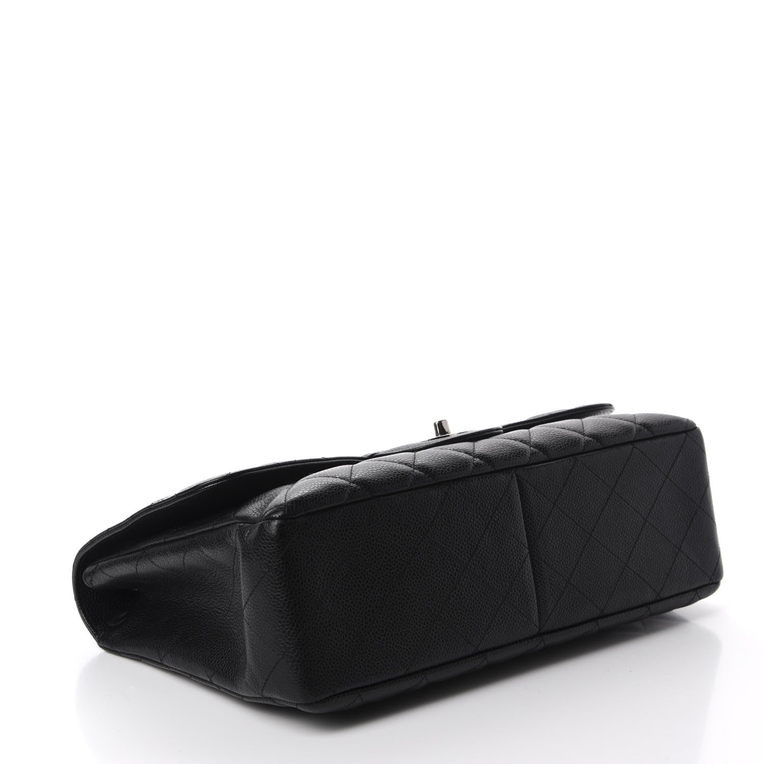 Chanel Caviar Quilted Jumbo Single Flap Black 4 of 11