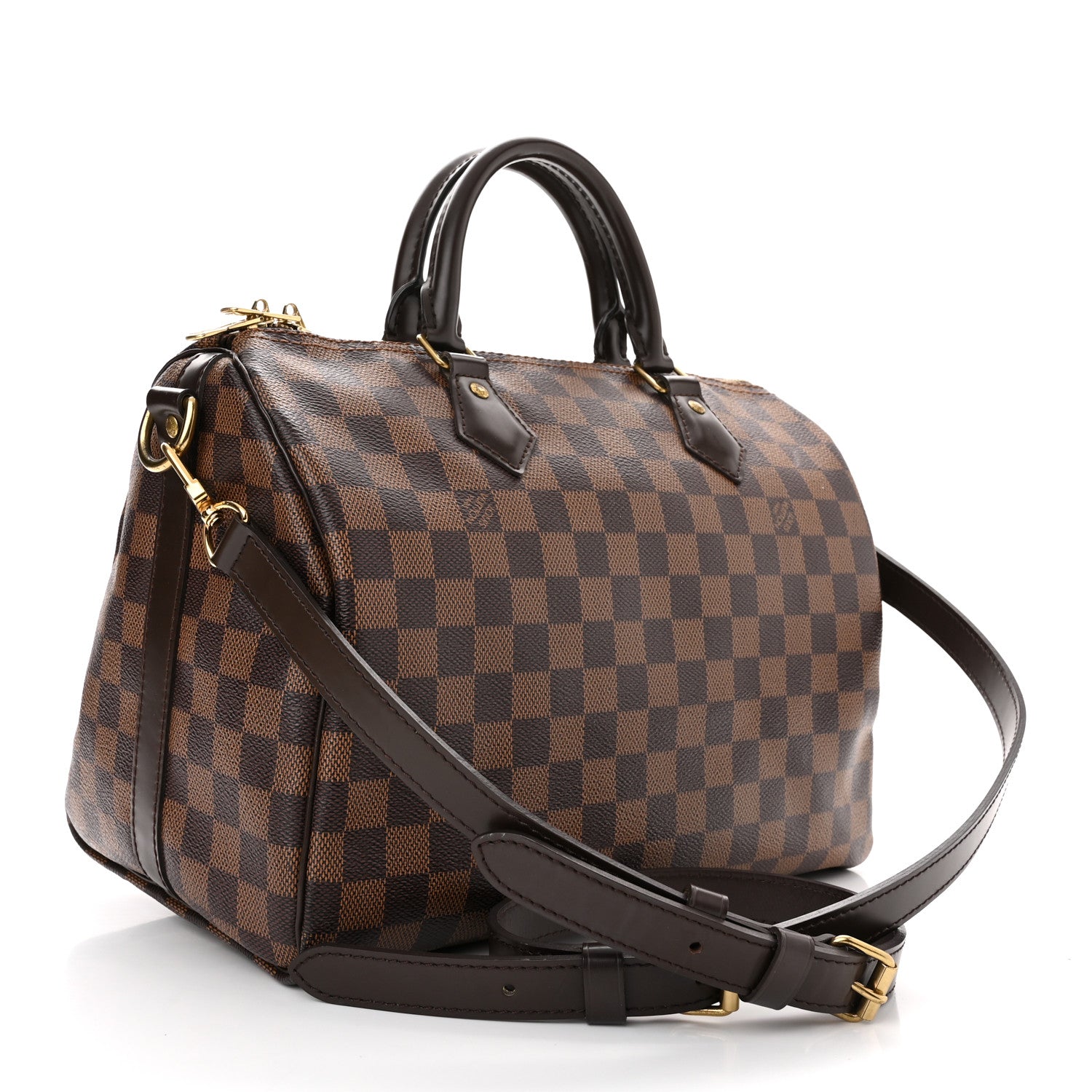 Louis Vuitton Damier Ebene Speedy Bandouliere 30 3 of 10