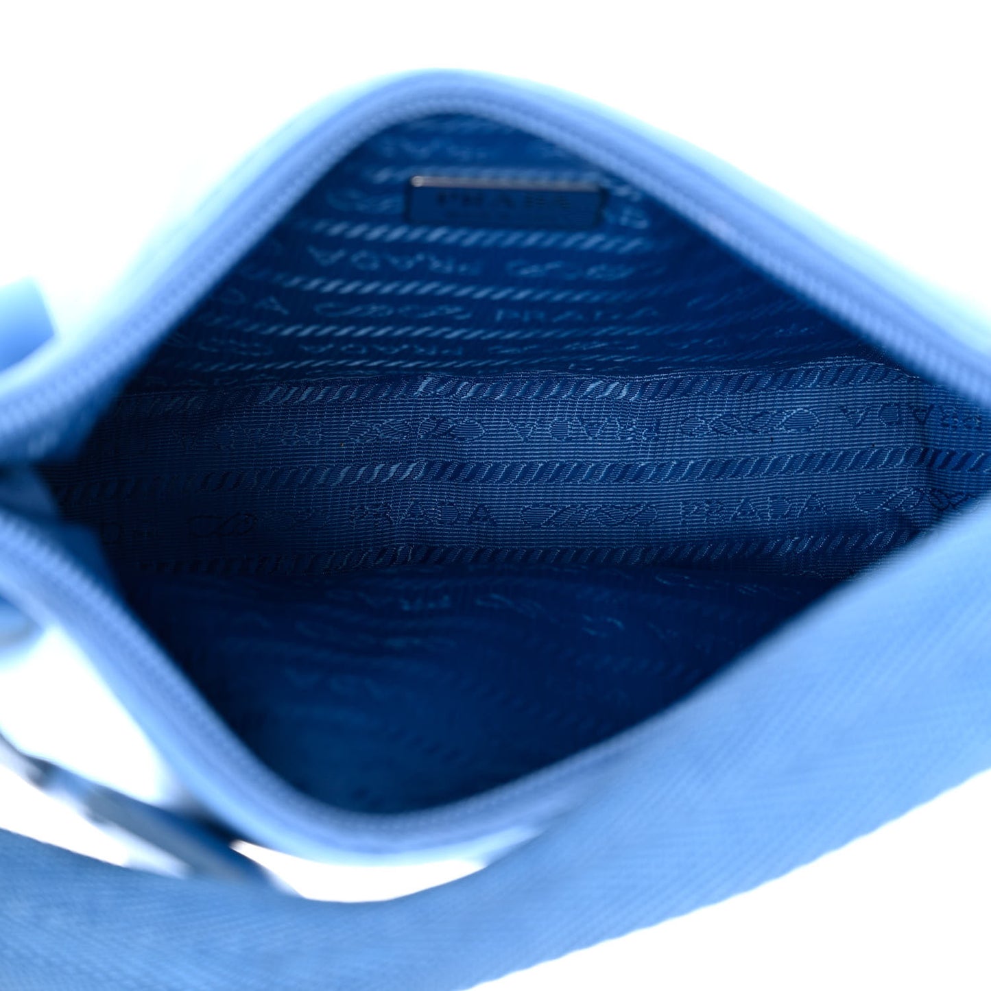 Re-Nylon Saffiano Mini Re-Edition 2000 Bag Pervinca