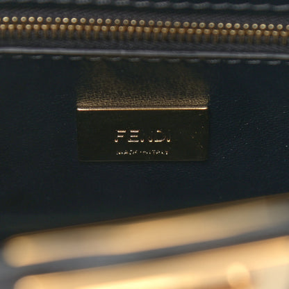 Fendi Lizard XS Peekaboo Iconic Satchel Black 6 of 8