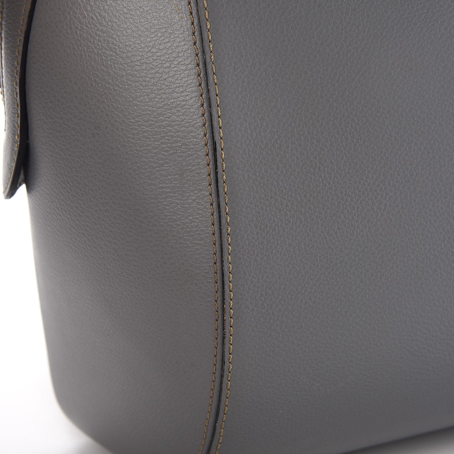 Grained Calfskin Backpack Grey