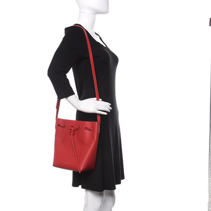Mansur Gavriel Calfskin Mini Bucket Bag Flamma 2 of 9