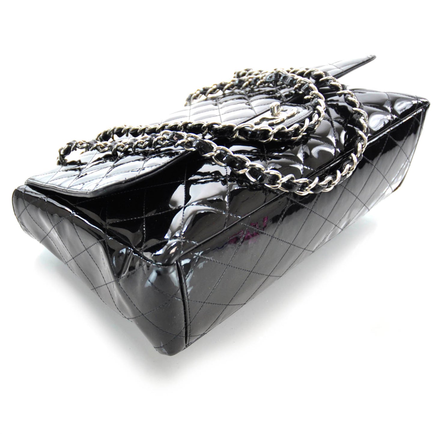 Patent Maxi Single Flap Black