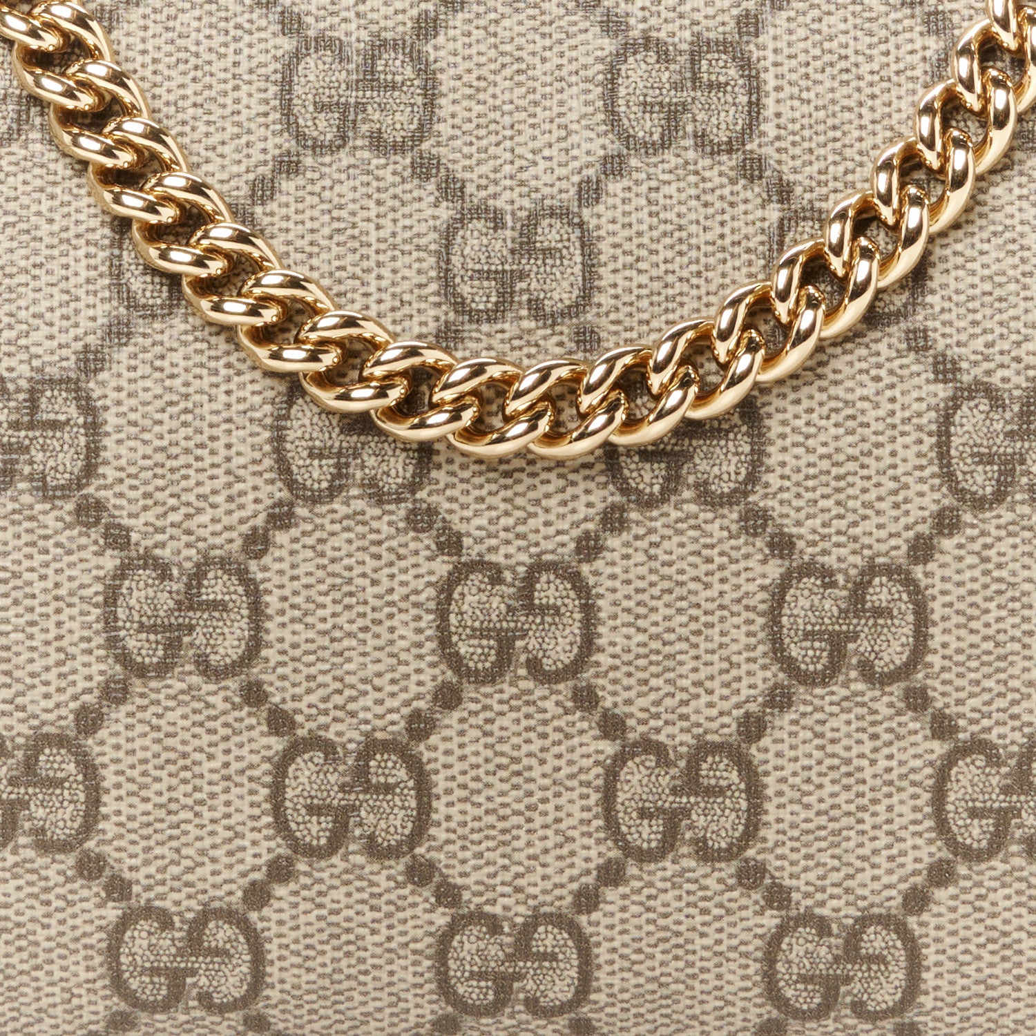 Gucci GG Supreme Monogram Wrist Wallet Black 8 of 10