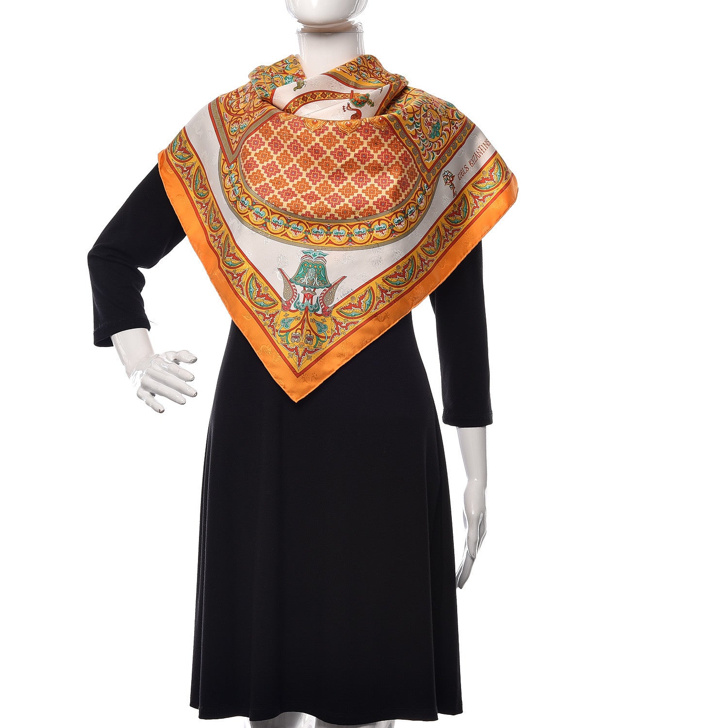 Hermes Silk Ciels Byzantins Scarf 90 2 of 7