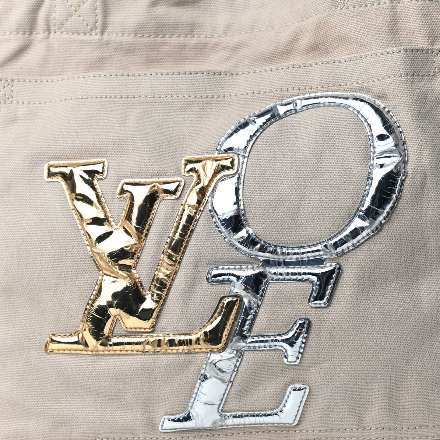 Canvas Miroir Thats Love LVOE Tote GM