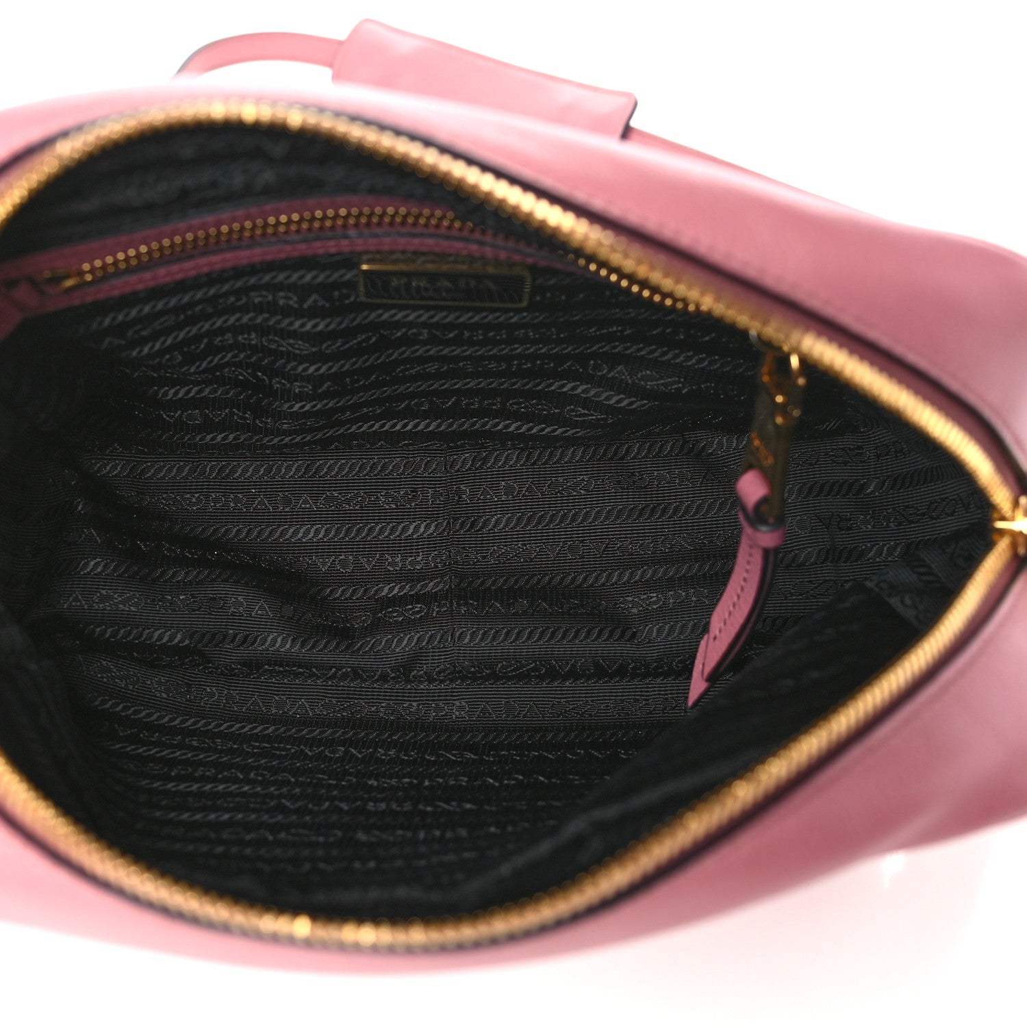 Prada Glace Calfskin Embossed Logo Crossbody Loto 5 of 11