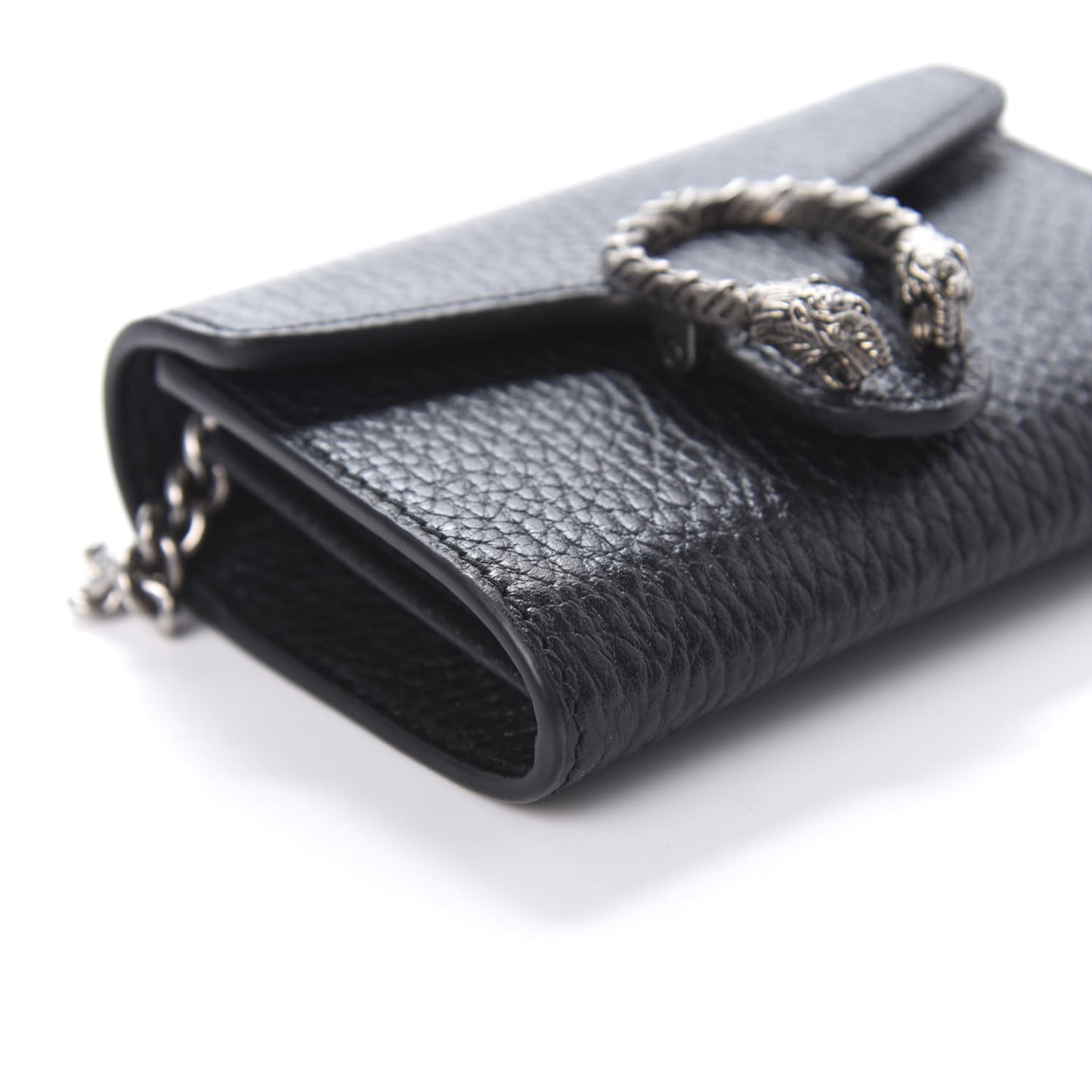 Calfskin Dionysus Coin Purse Black