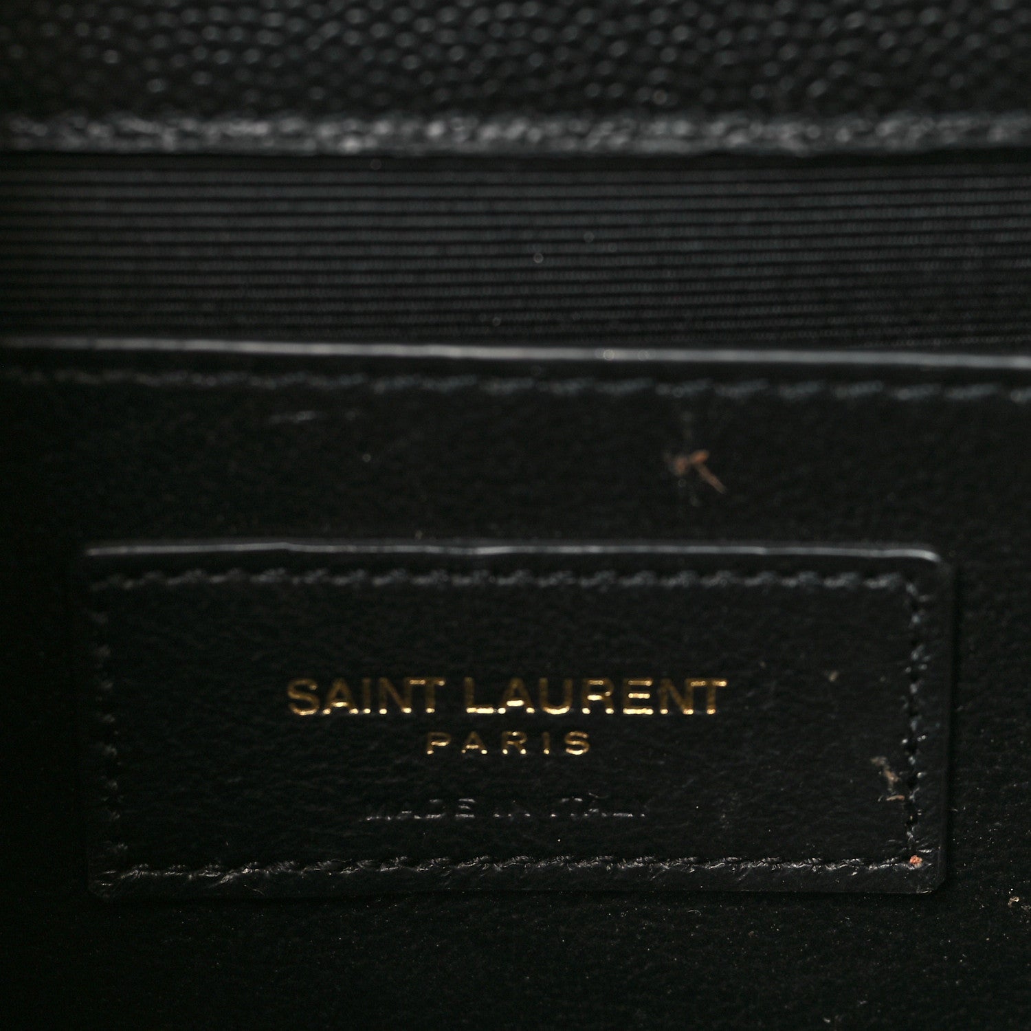 Saint Laurent Grain De Poudre Small Classic Monogram Kate Tassel Satchel Black 6 of 13