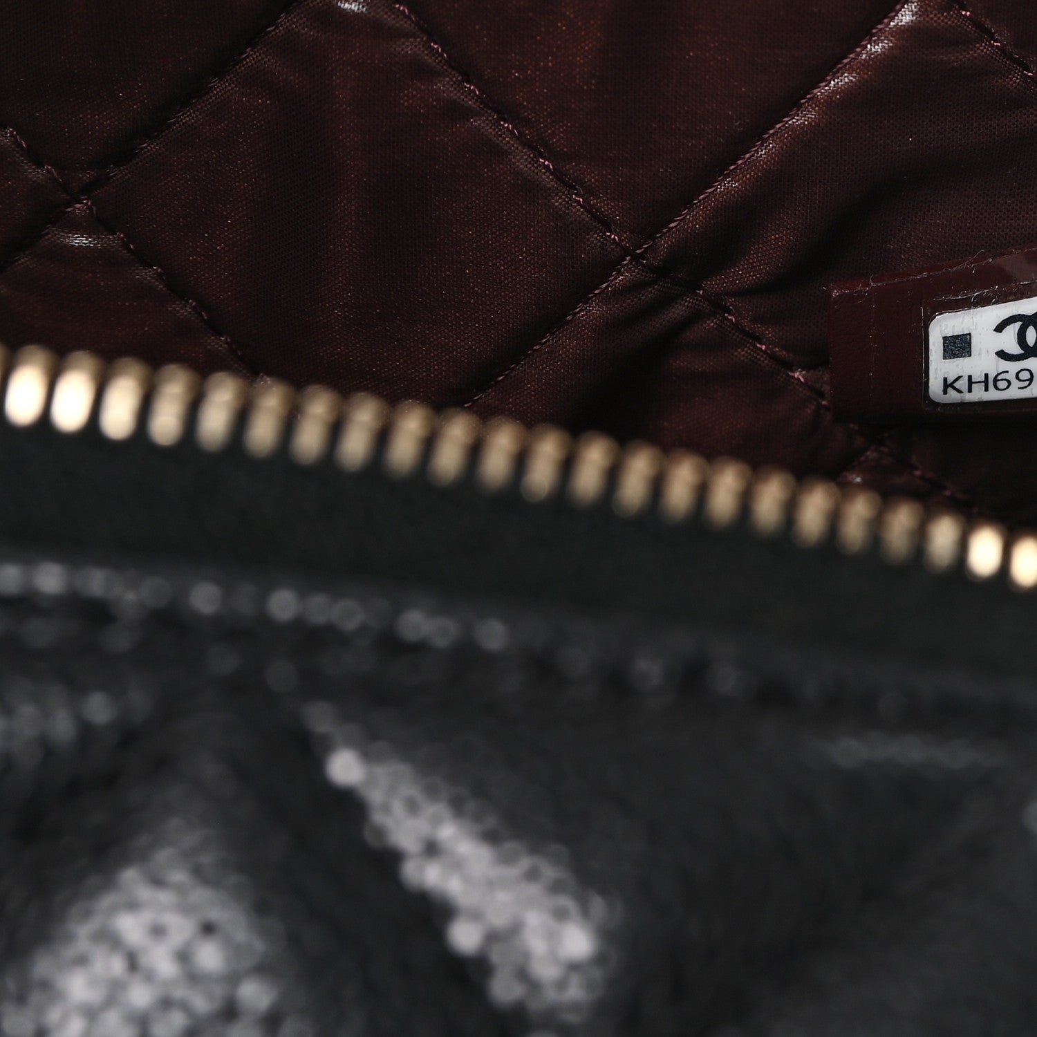 Chanel Caviar Quilted Toiletry Case With Chain Black 7 of 8
