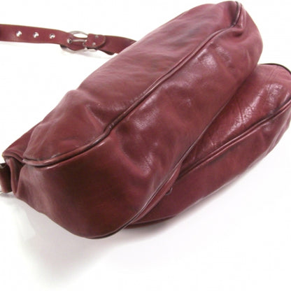 Christian Dior Leather GAUCHO Burgundy 5 of 10