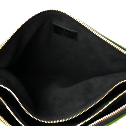 Louis Vuitton Patent Embossed Monogram Coussin PM Green Black 6 of 12