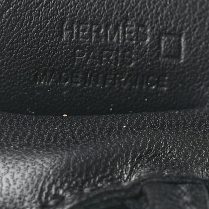 Hermes Milo Lambskin Matte Alligator Touch Grigri Rodeo Pegase Horse Bag Charm PM Black 3 of 5