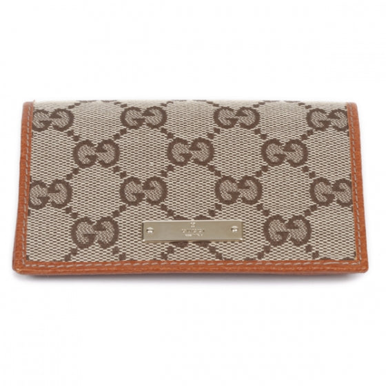 Monogram ID Wallet Orange
