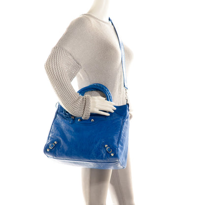 Balenciaga Agneau Giant 12 Silver Hardware Velo Bleu Lazuli 2 of 15