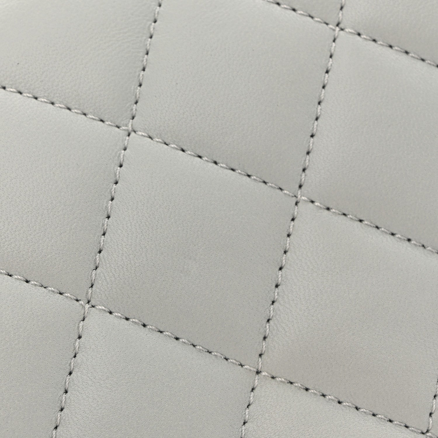 Chanel Lambskin Quilted Mini CC You Flap Light Grey 14 of 14