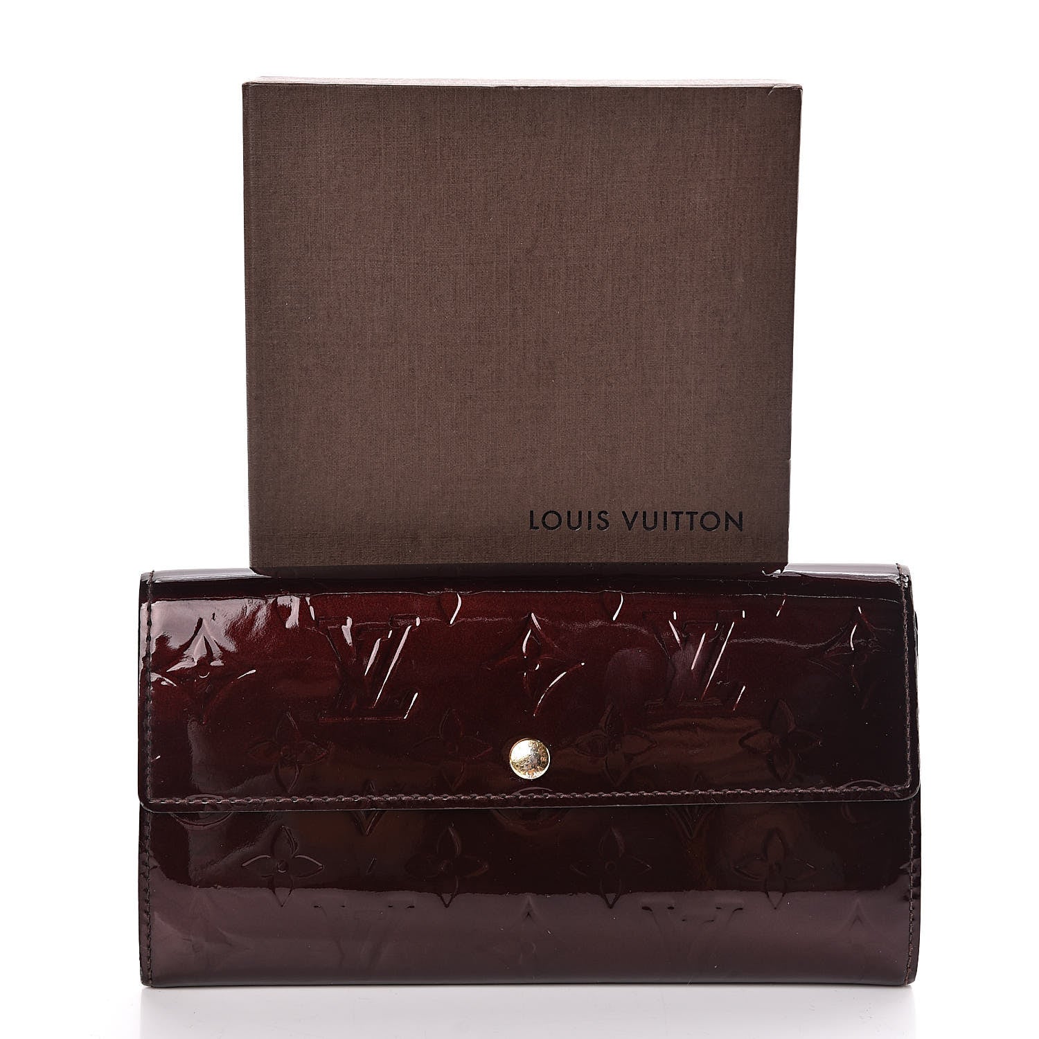 Louis Vuitton Vernis Sarah Wallet Amarante 10 of 10