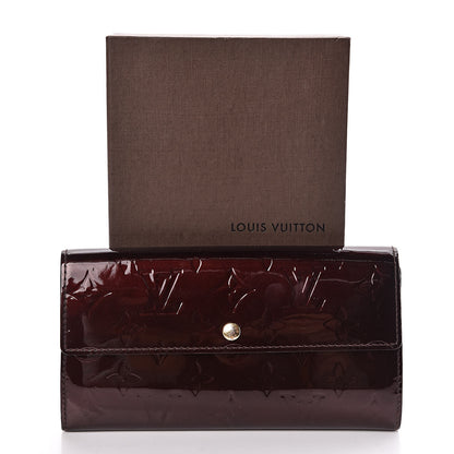 Louis Vuitton Vernis Sarah Wallet Amarante 10 of 10