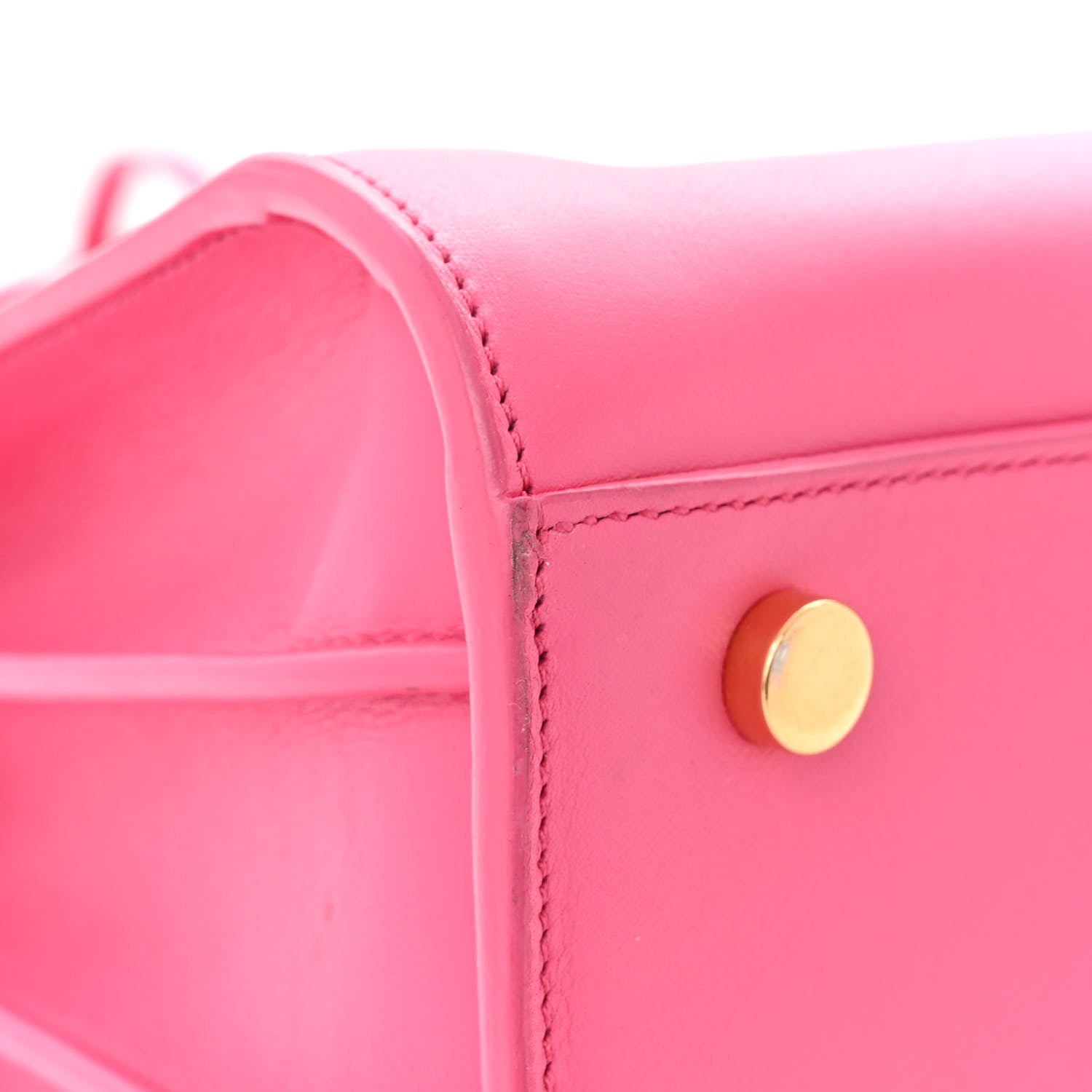 Saint Laurent Calfskin Small Sac De Jour Bubblegum 17 of 17