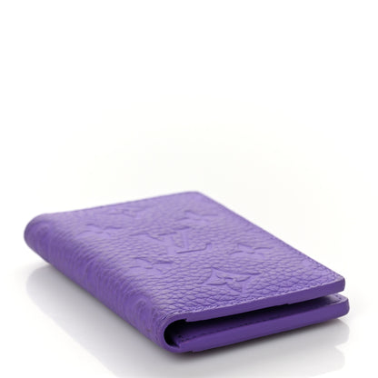 Louis Vuitton Taurillon Monogram Pocket Organizer Violet 4 of 6