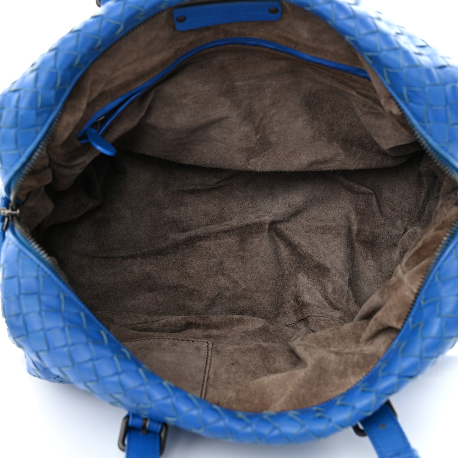 Bottega Veneta Nappa Intrecciato Boston Signal Blue 5 of 12