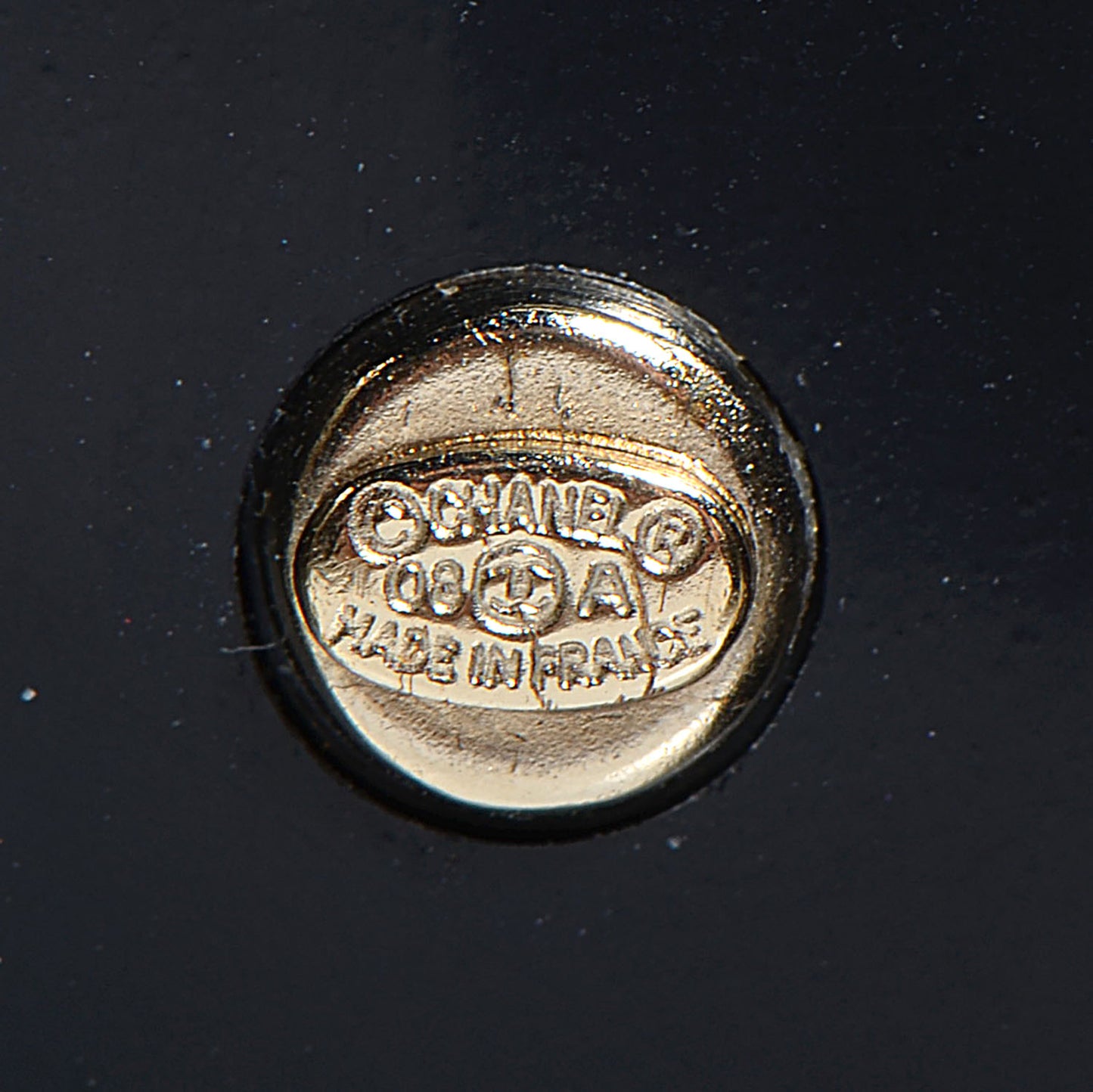 Resin CC Cabochon Cuff Black