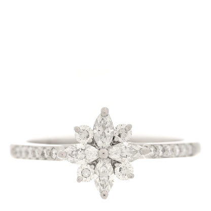 Tiffany Platinum Marquise Diamond Victoria Cluster Ring 52 6 1 of 5