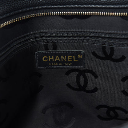 Chanel Caviar Stitched CC Shoulder Bag Black 6 of 10