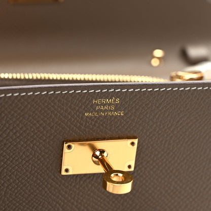 Hermes Epsom Kelly Wallet To Go Etoupe 6 of 9