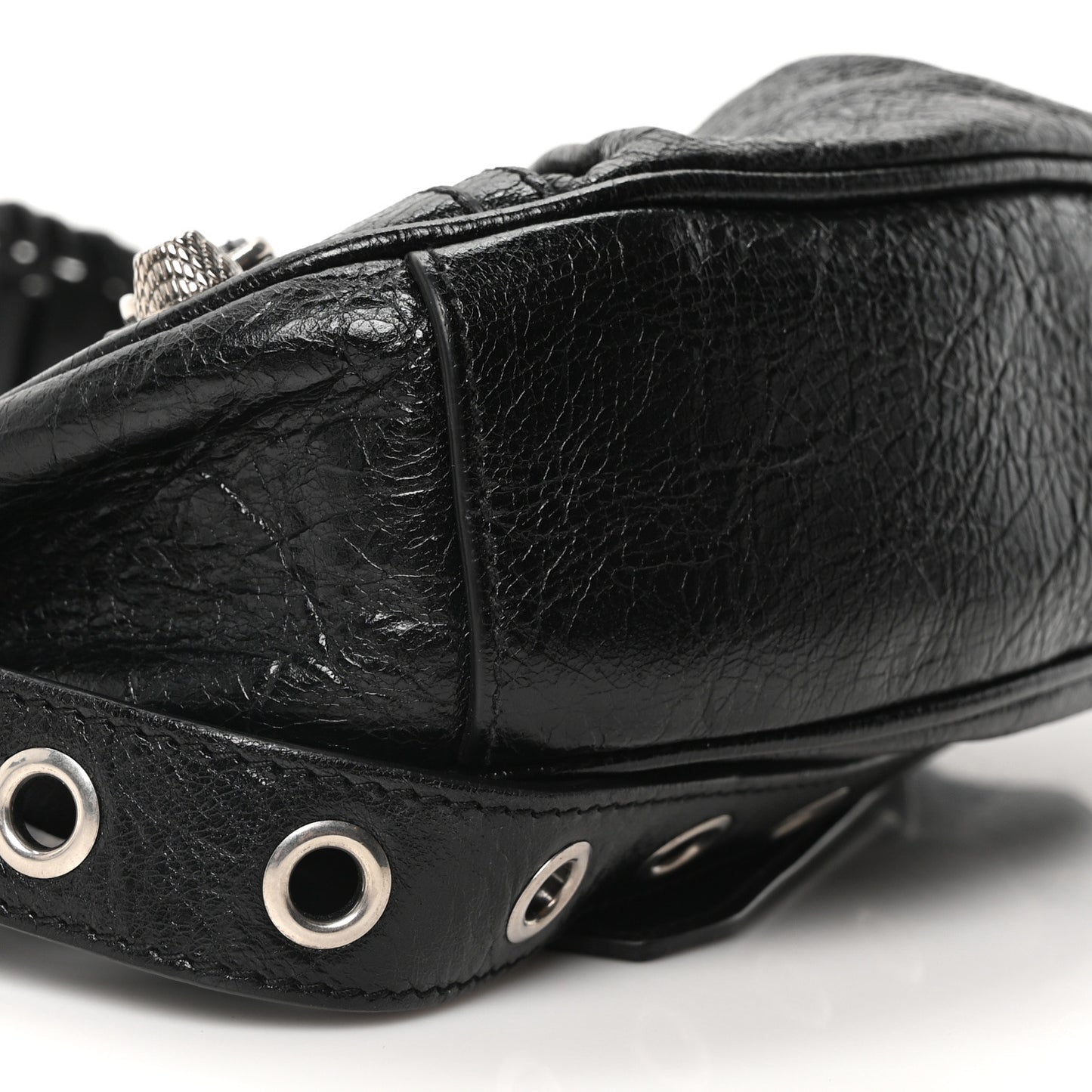 Agneau Arena Le Cagole Shoulder Bag XS Black