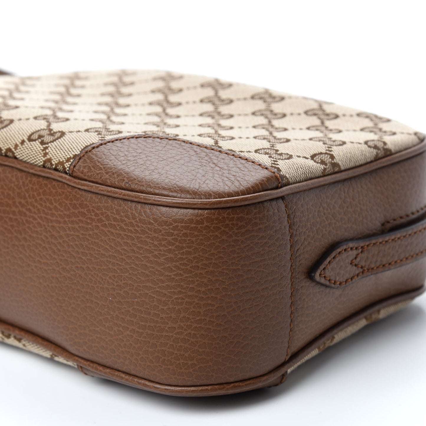 Monogram Mini Bree Messenger Bag Beige Tabacco