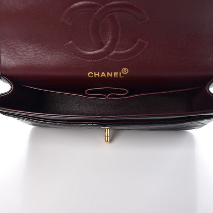 Chanel Lambskin Quilted Medium Double Flap Black 6 of 10