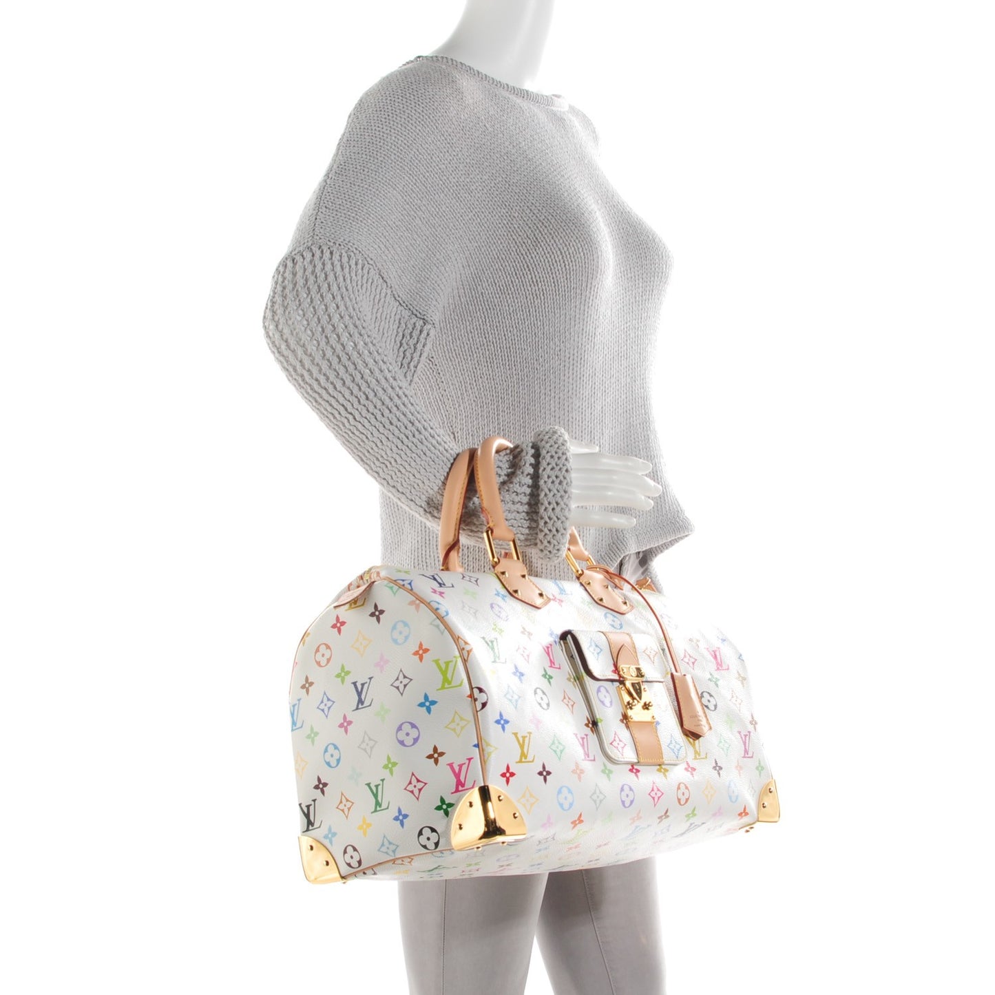 Monogram Multicolor Speedy 40 White