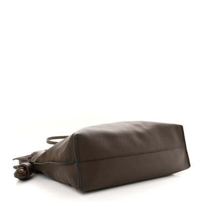 Loewe Nappa Medium Flamenco Knot Bag Chocolate 4 of 10