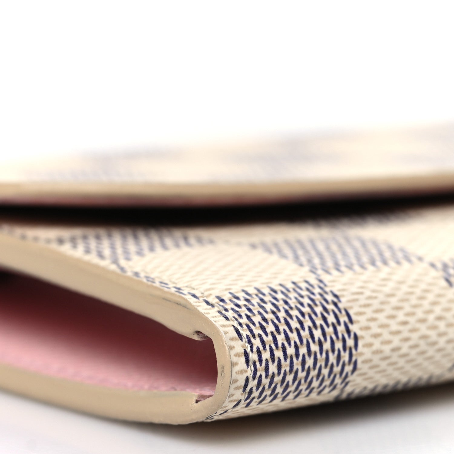 Louis Vuitton Damier Azur Emilie Wallet Rose Ballerine 9 of 10