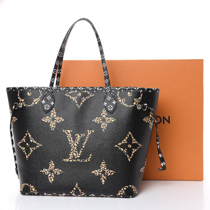 Louis Vuitton Monogram Giant Jungle Neverfull MM Black 14 of 14