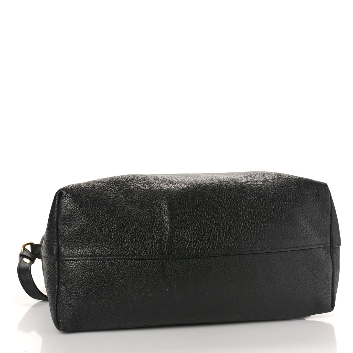 Vitello Daino Shopping Tote Black