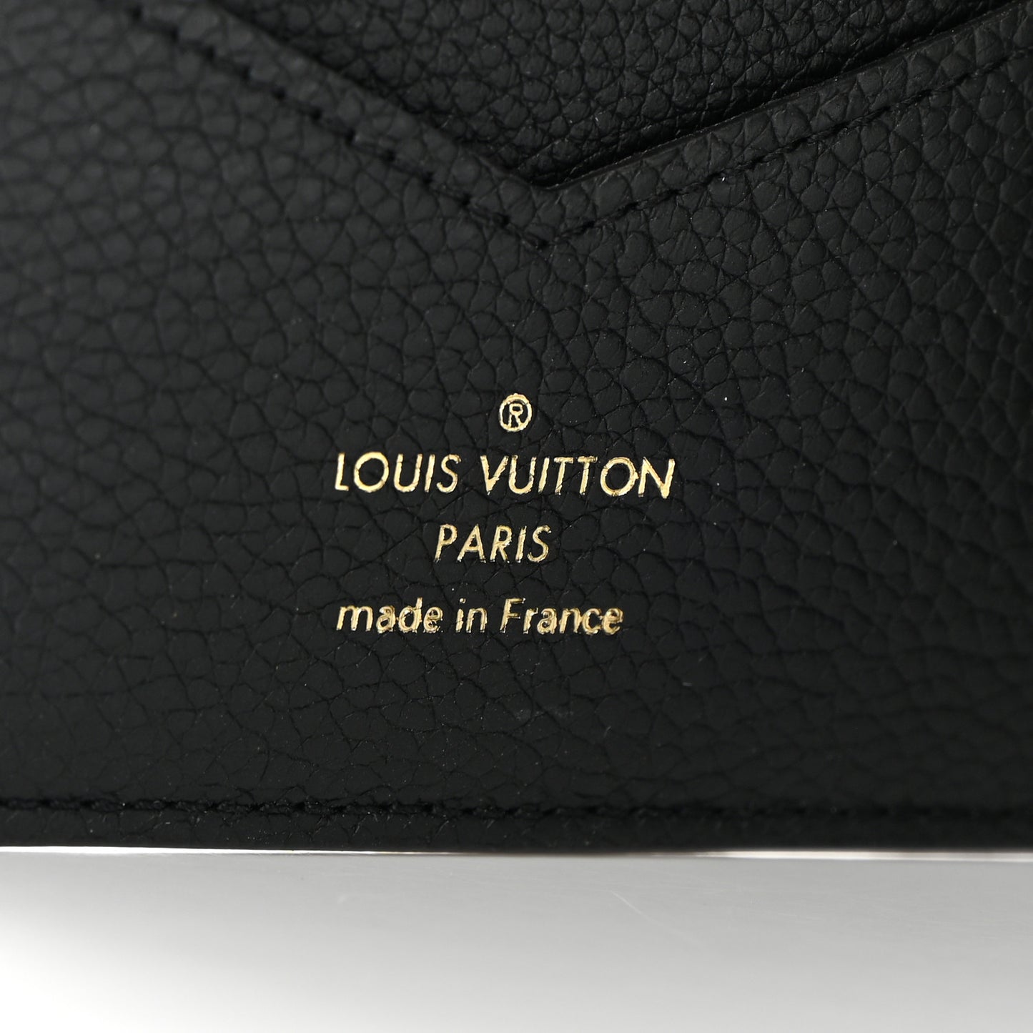 Empreinte Monogram Passport Cover Black